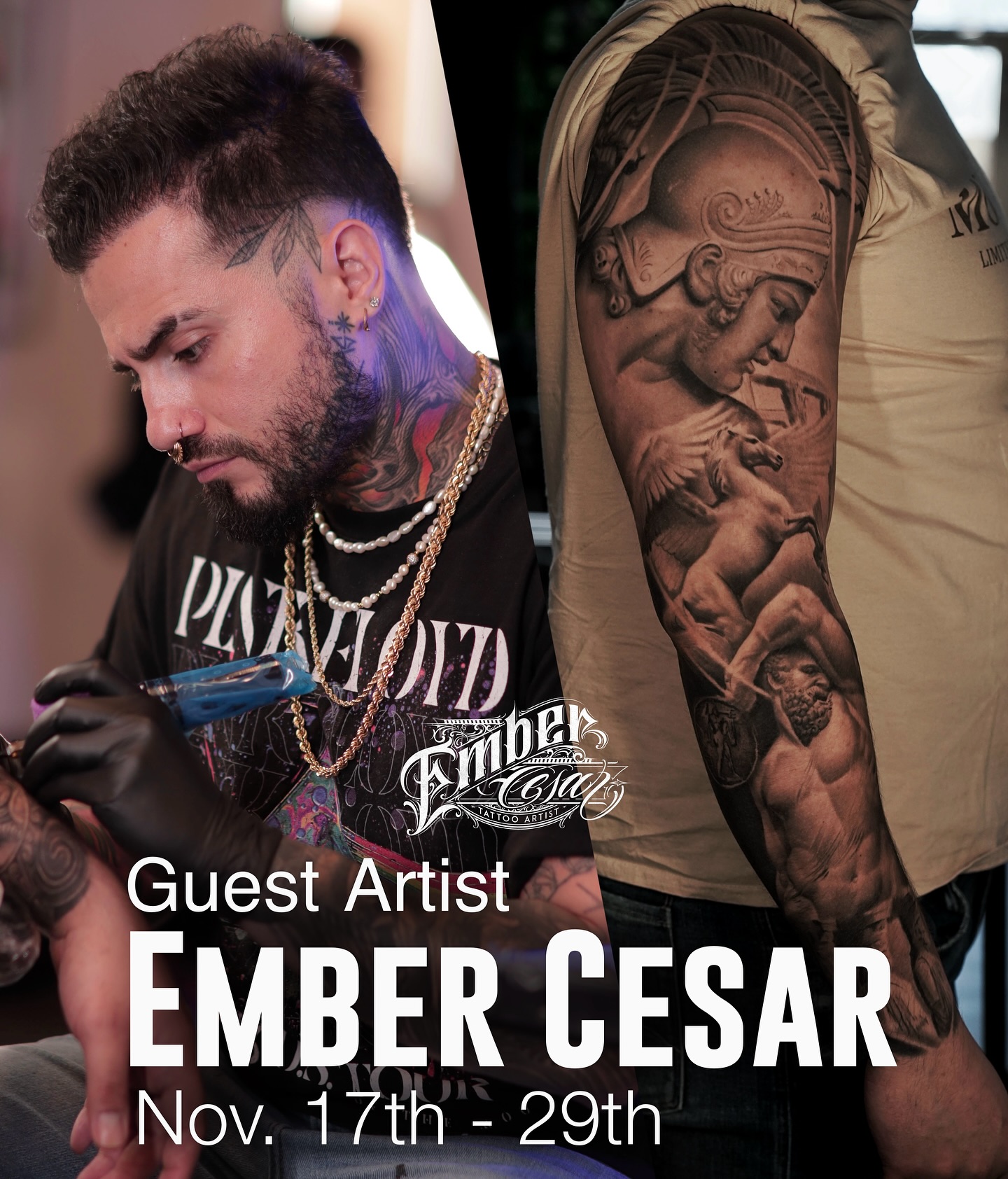 Hi Im gonna be in Arizona doing a Guest in @knuckleheadtattooshop Nov 17th - 29th